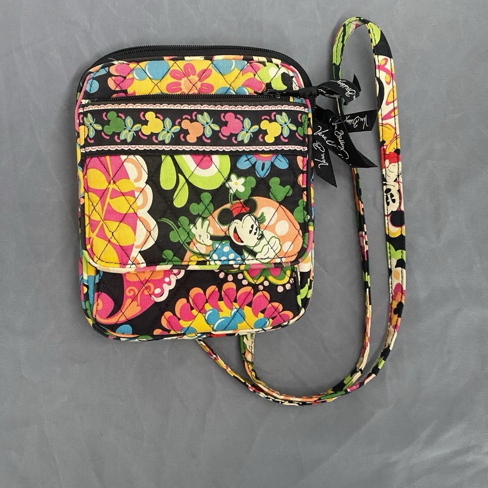 Vera Bradley Disney Parks‎ Mini Hipster Crossbody Purse in Midnight with Minnie